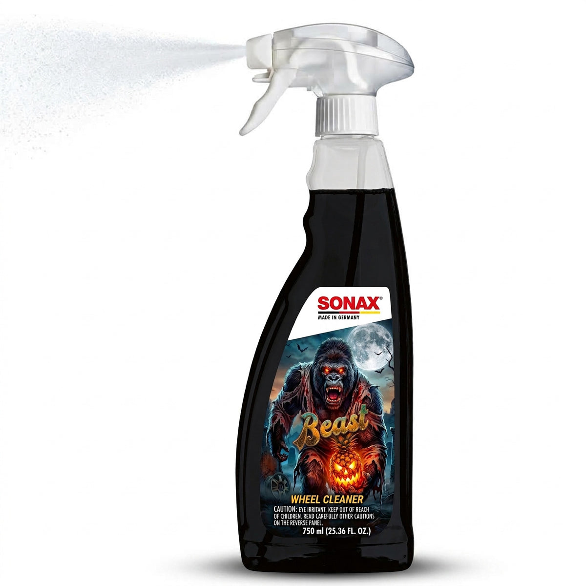 SONAX Halloween Beast Wheel Cleaner 750mL - Limited Edition