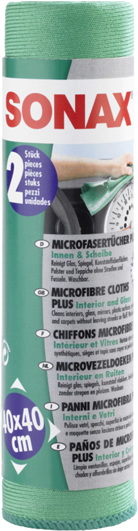 SONAX Microfiber Cloths Plus