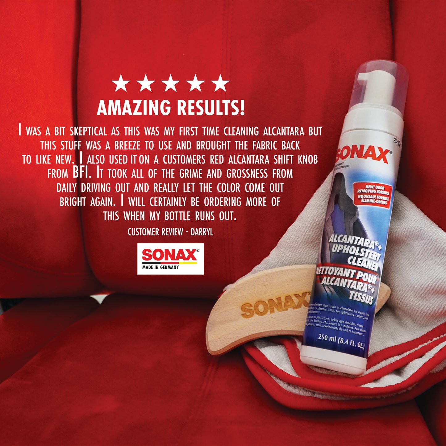 SONAX Alcantara & Upholstery Cleaner