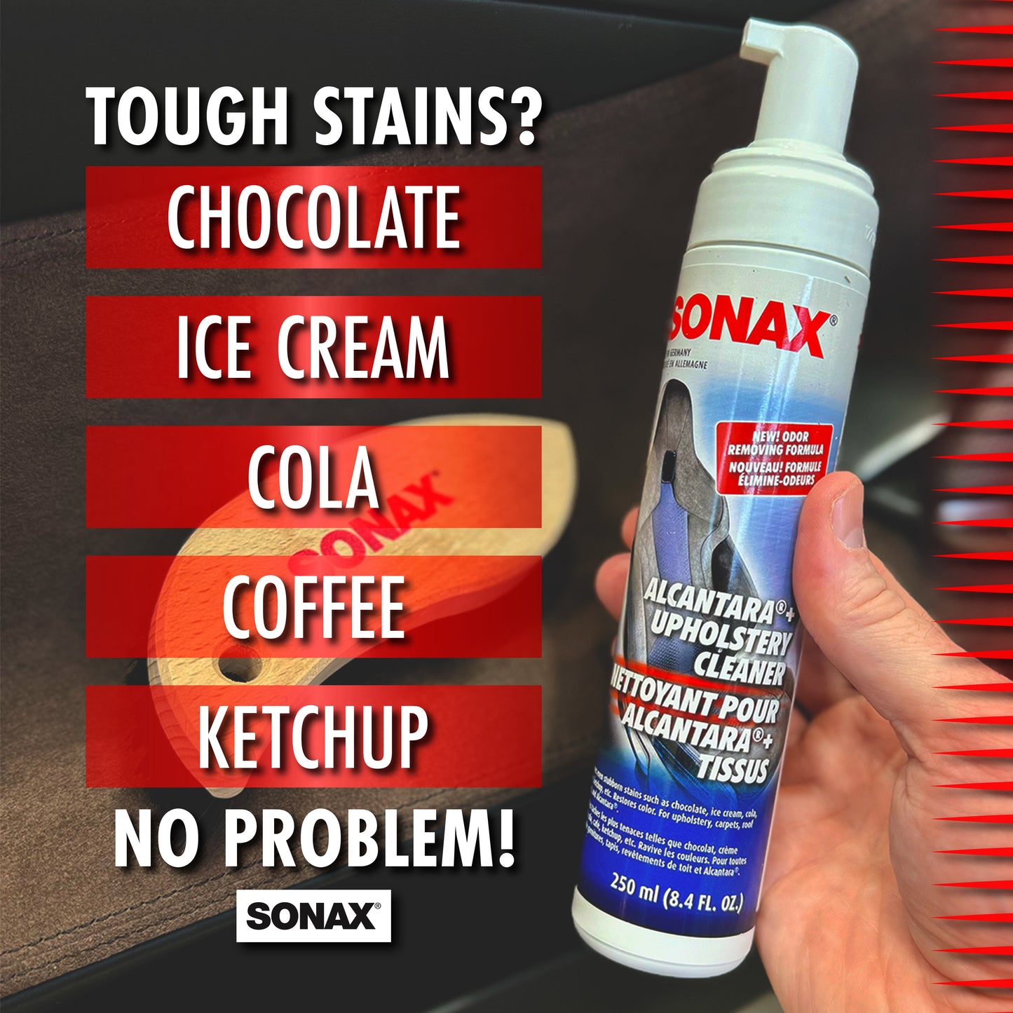 SONAX Alcantara & Upholstery Cleaner