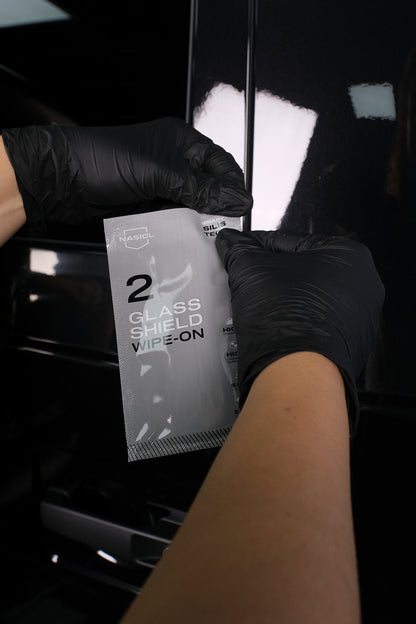 Nasiol Glass Shield Wipe-On Towelettes (2 wipes per box)